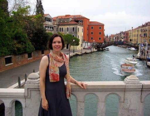 Marissa on Venice Bridge